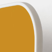 Moderne minimale gouden Geel Uw Aangepaste Naam Pickleball Paddle (Links Detail)