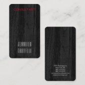 Moderne, minimale grijze achtergrond visitekaartje (Voorkant / Achterkant)