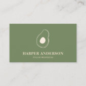 Moderne minimale groene advocaat visitekaartje (Voorkant)
