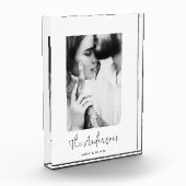 Moderne, minimale hedendaagse fotofamilie elegant fotoblokken (Links)