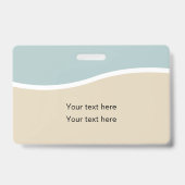 Moderne minimale ID Badge (Voorzijde)