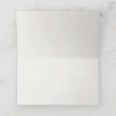 Moderne Minimale Intieme Trouwtafel Nummer (Binnenkant ongevouwen)