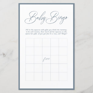 Moderne minimale kalligrafie   Baby Bingo