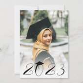 Moderne minimale kalligrafie-moslim Afstuderen Kaart (Achterkant)