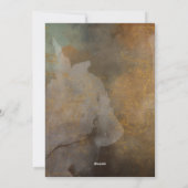 Moderne minimale kerstfotocollage feestdagenkaart (Achterkant)