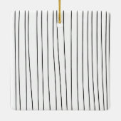 Moderne, minimale kerstvakantie keramisch ornament (Achterkant)