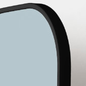 Moderne minimale lichtblauwe monogram naam + conta pickleball paddle (Links Detail)