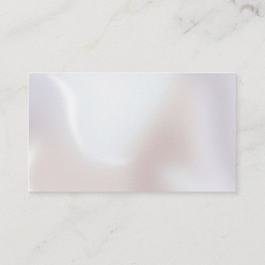 Moderne minimale make-up artiest parel visitekaartje (Achterkant)