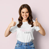 Moderne minimale militaire CEO | Roze en zwart