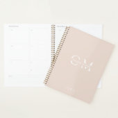 Moderne minimale monogram initialen Planner (Display)