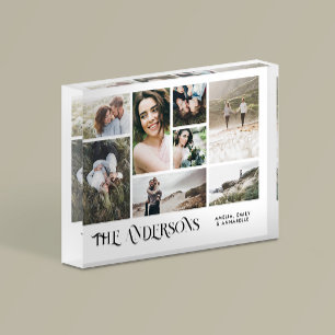 Moderne, minimale multi-8-foto beste vrienden eleg fotoblokken