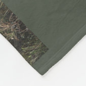 Moderne minimale multi-8 foto beste vrienden khaki fleece deken (Hoek)