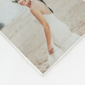 Moderne minimale multi-foetscriptcadeaukaart voor  fleece deken (Hoek)