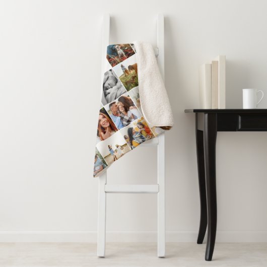 Moderne minimale multi-foetscriptcadeaukaart voor  sherpa deken (In situ)