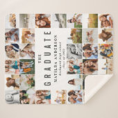 Moderne minimale multi-foetscriptcadeaukaart voor  sherpa deken (Voorkant (horizontaal))