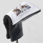 Moderne minimale multi-foetscriptgift golfheadcover (3/4 voorkant)