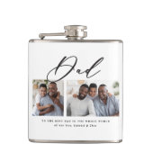 Moderne minimale multi-foetscriptgift heupfles (Voorkant)