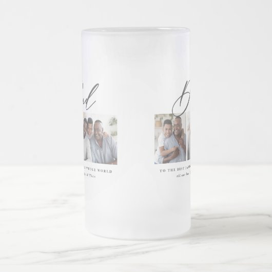 Moderne minimale multi-foetscriptgift matglas bierpul (Center)