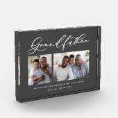 Moderne, minimale multi-foetscriptgrootvaders cade fotoblokken (Links)