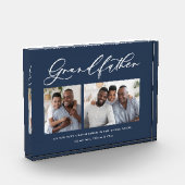 Moderne, minimale multi-foetscriptgrootvaders cade fotoblokken (Links)