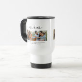 Moderne minimale multi-foetscriptmaangave reisbeker (Voorkant links)