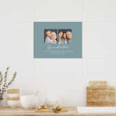 Moderne, minimale multi-foetuscript grootmoedergif poster (Keuken)