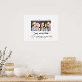 Moderne, minimale multi-foetuscript grootmoedergif poster (Keuken)