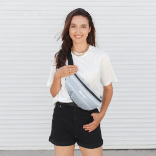 Moderne minimale naam monogram script sjabloon bla heuptasje