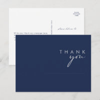 Moderne Minimale Navy Blauwe Zilveren Huwelijks Da
