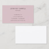 Moderne, minimale ontwerpSjabloon elegant Visitekaartje (Voorkant / Achterkant)