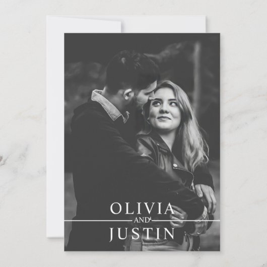 Moderne minimale opslagdatum kaart (Achterkant)