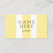 Moderne, minimale pasta-mosterdVisitekaartjes Visitekaartje (Voorkant)