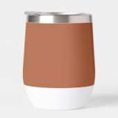 Moderne Minimale Pil Monogram - Terra Cotta (Rechts)