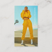 Moderne, minimale professionele fotografie visitekaartje (Voorkant)