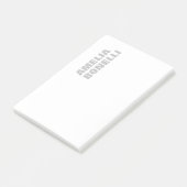 Moderne, minimale professionele laptop post-it® notes (Schuin)