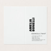 Moderne, minimale professionele laptop visitekaartjes (Buitenkant ongevouwen)