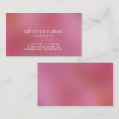 Moderne minimale professionele legante Sjabloon Visitekaartje (Voorkant / Achterkant)