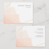 Moderne minimale professionele legante Sjabloon Visitekaartje (Voorkant / Achterkant)