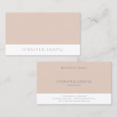 Moderne minimale professionele Sjabloon Visitekaartje (Voorkant / Achterkant)