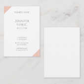 Moderne minimale professionele Sjabloon Visitekaartje (Voorkant / Achterkant)