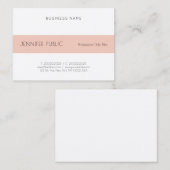 Moderne minimale professionele Sjabloon Visitekaartje (Voorkant / Achterkant)