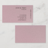 Moderne minimale professionele Sjabloon Visitekaartje (Voorkant / Achterkant)