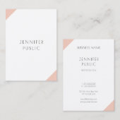 Moderne, minimale professionele Sjabloon Visitekaartje (Voorkant / Achterkant)