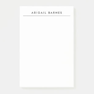 Moderne, minimale professionele speelplaats post-it® notes