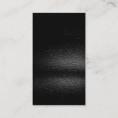 Moderne, minimale professionele speelruimte donker visitekaartje (Achterkant)