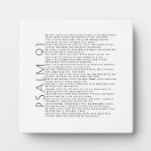 Moderne minimale Psalm 91 Christelijk Fotoplaat (Voorkant)