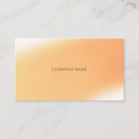 Moderne minimale QR-codeverloop vervagen ruis geel Visitekaartje (Voorkant)