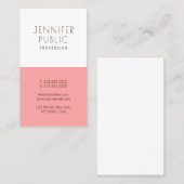 Moderne minimale rendabele legante Sjabloon Visitekaartje (Voorkant / Achterkant)