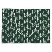 moderne minimale rustige multi-foto groot cadeauzakje (Achterkant)