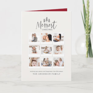 moderne minimale rustige multi-foto kaart